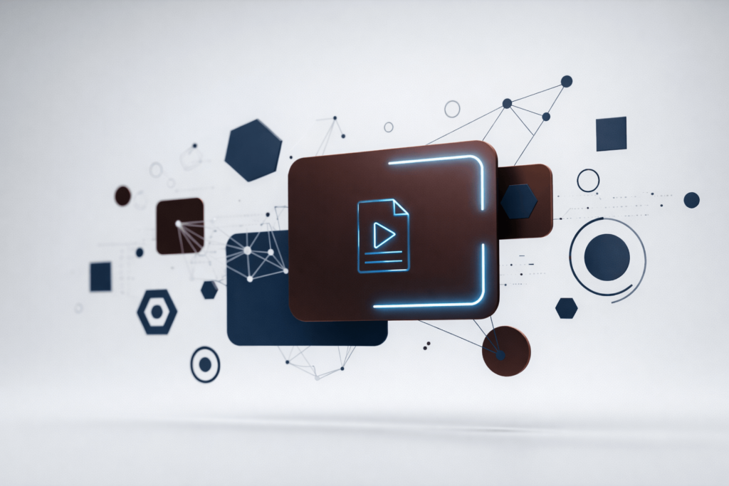 Mô phỏng nội dung video kỹ thuật số được tích hợp trong chiến lược marketing thương hiệu