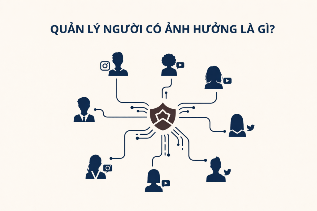 Mô hình quản lý và kết nối các người có ảnh hưởng trên nhiều nền tảng mạng xã hội.