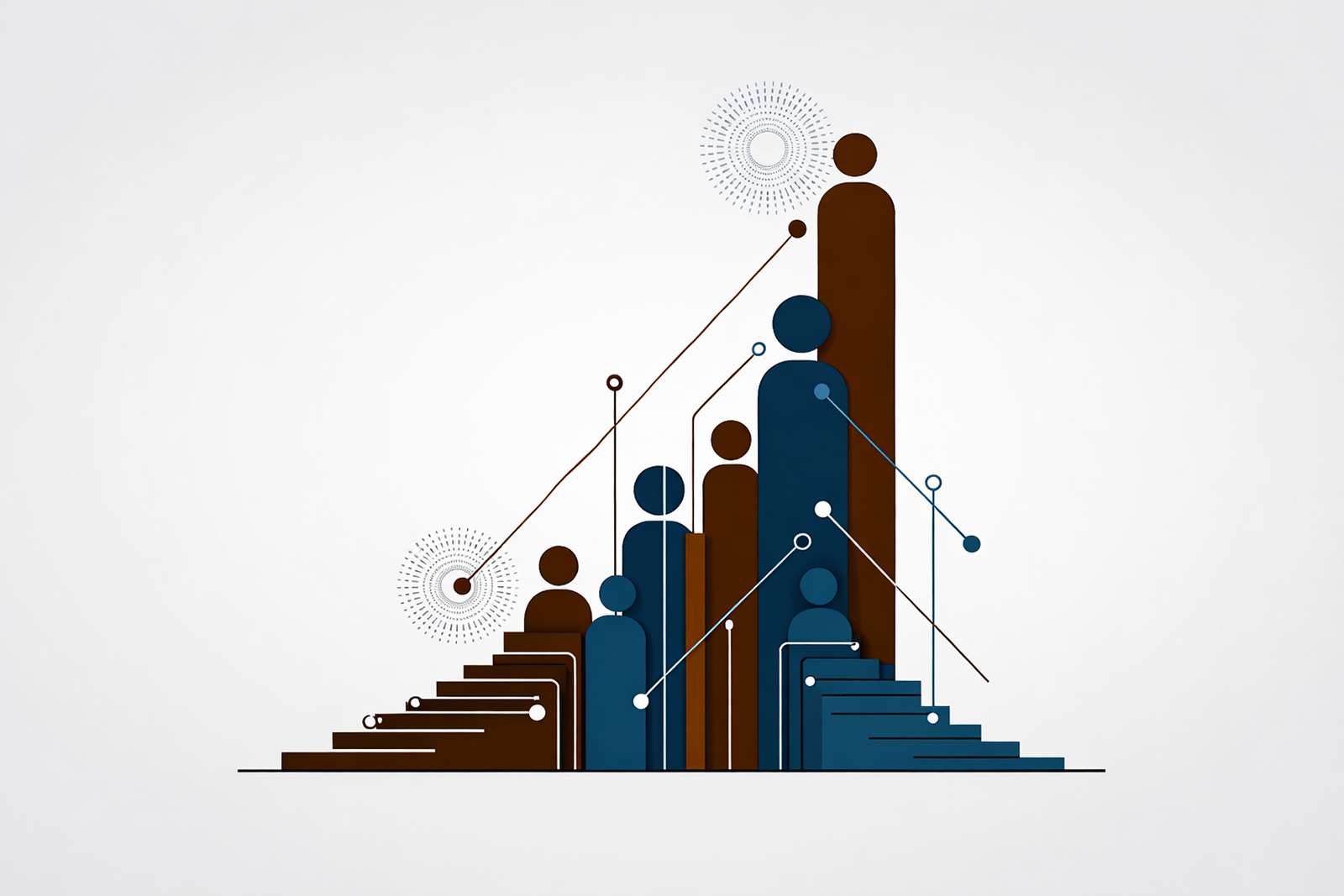 Visual representation of AI and digital technologies transforming strategic planning in modern enterprises