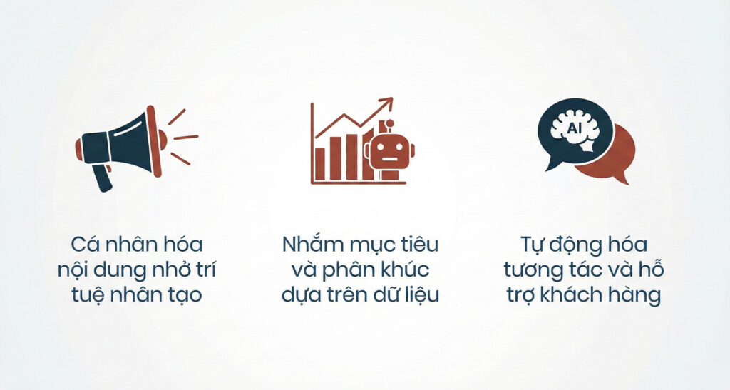 Bảng điều khiển AI phân tích dữ liệu từ nhiều kênh như mạng xã hội, email và website theo thời gian thực