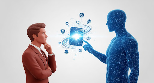 Visual illustrating the persuasion stage of the virtual sales process, showcasing value communication